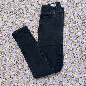 Gap high rise skinny jeans black size 25r